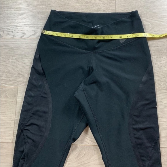 Nike Power Legend Mid Rise Black Training Crop Legging - Picture 9 of 12